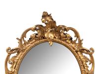 A Pair of Louis XV Style Giltwood Girandole Mirrors