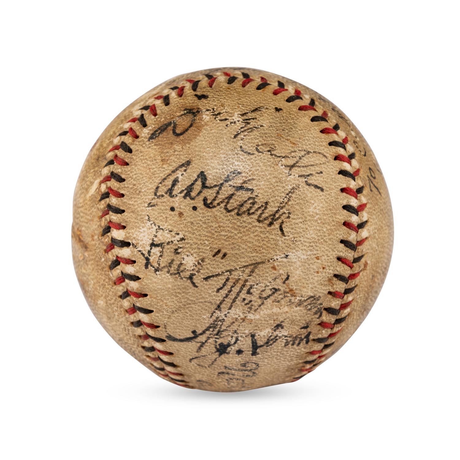 A 1931 World Series Umpiring Crew Signed Autograph Baseball Featuring Bill Klem and Bill McGowan (JSA Letter of Authenticity),