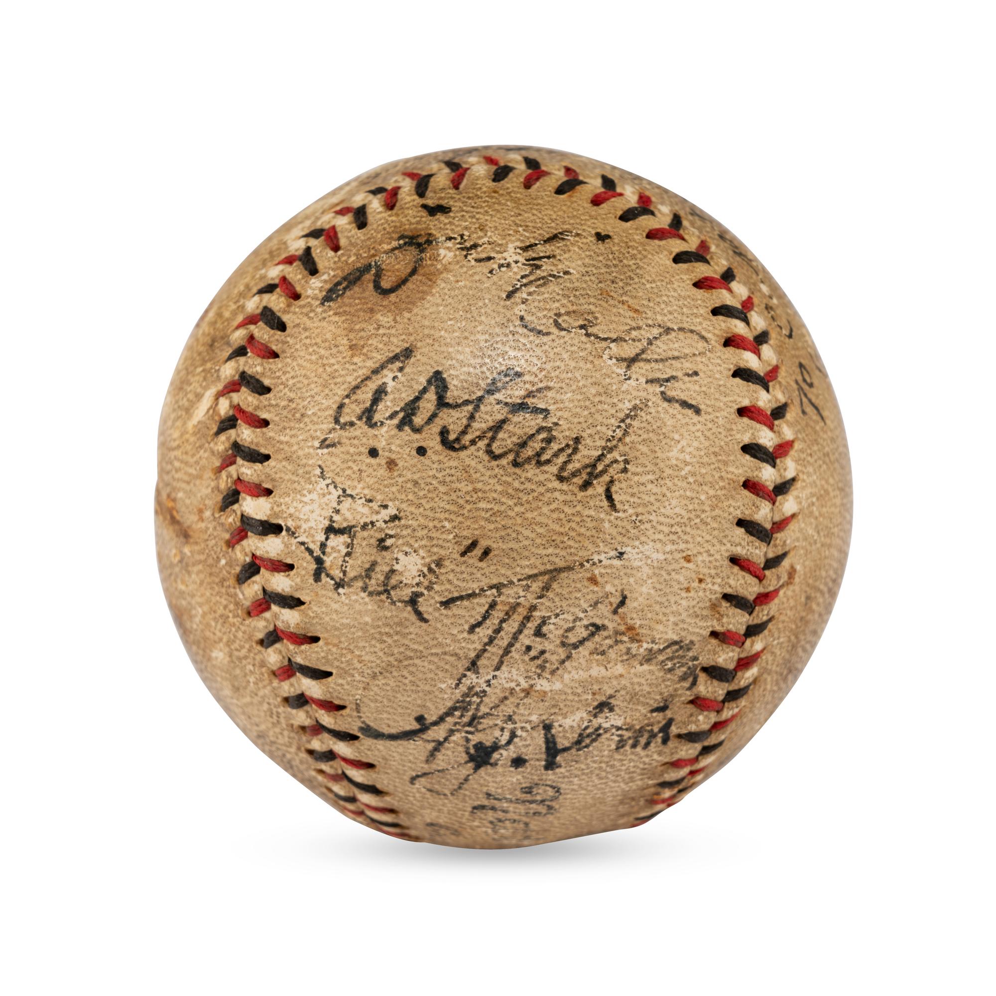 A 1931 World Series Umpiring Crew Signed Autograph Baseball Featuring Bill Klem and Bill McGowan (JSA Letter of Authenticity),