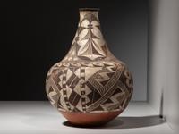 Acoma Long Necked Pottery Vase