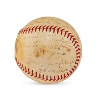 A 1937 Tulsa Oilers Team Signed Autograph Baseball