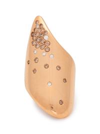An 18 Karat Yellow Gold, Diamond and Colored Diamond Ring, Gavello,
