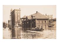[EPHEMERA]. 35 RPPCs of floods, incl. the Great Flood of 1913.
