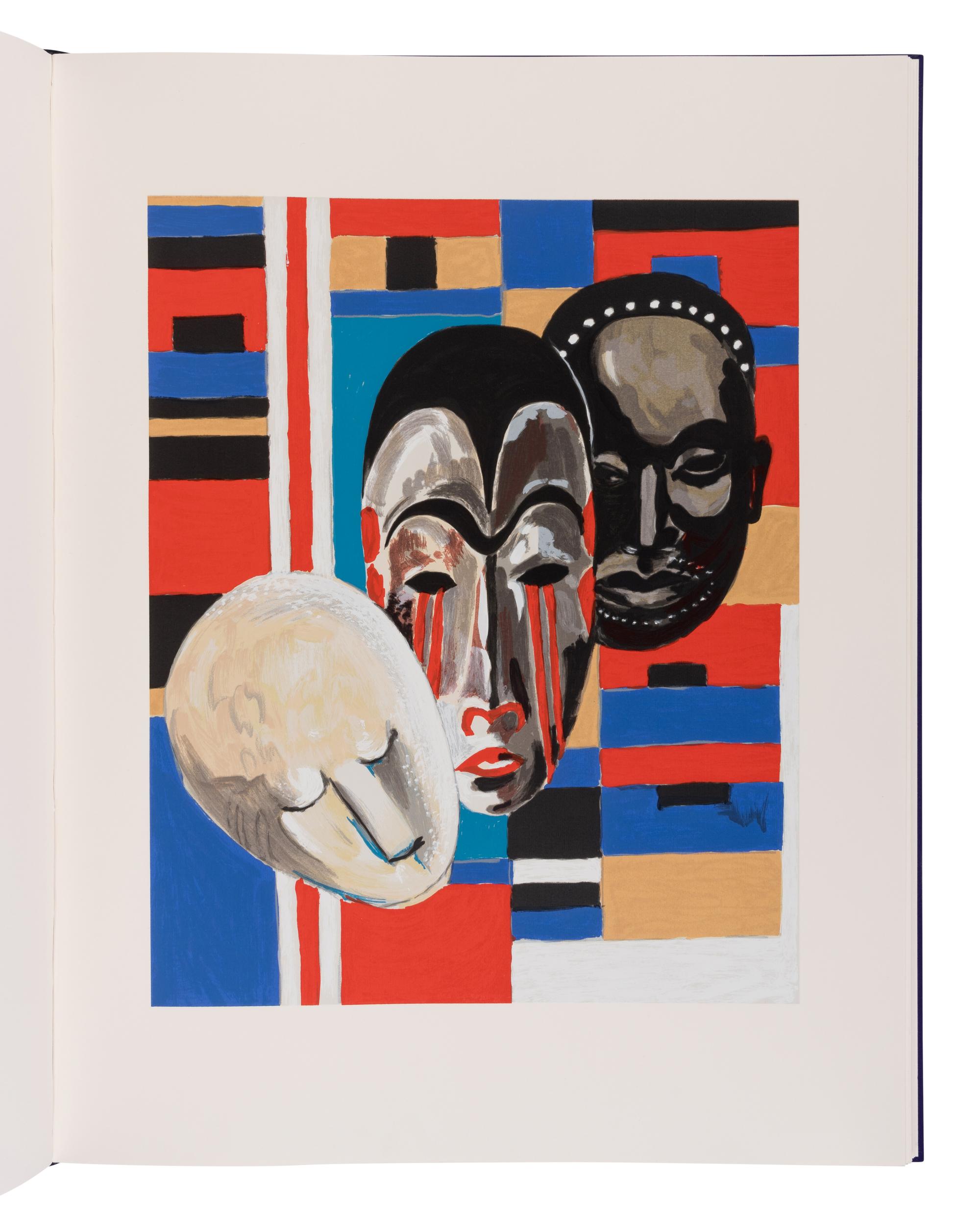 [LIMITED EDITIONS CLUB]. JONES, Lois Mailou (1905-1998), illustrator. -- SENGHOR, Leopold Sedar (1906-2001). Poems. New York: The Limited Editions Club, 1996.