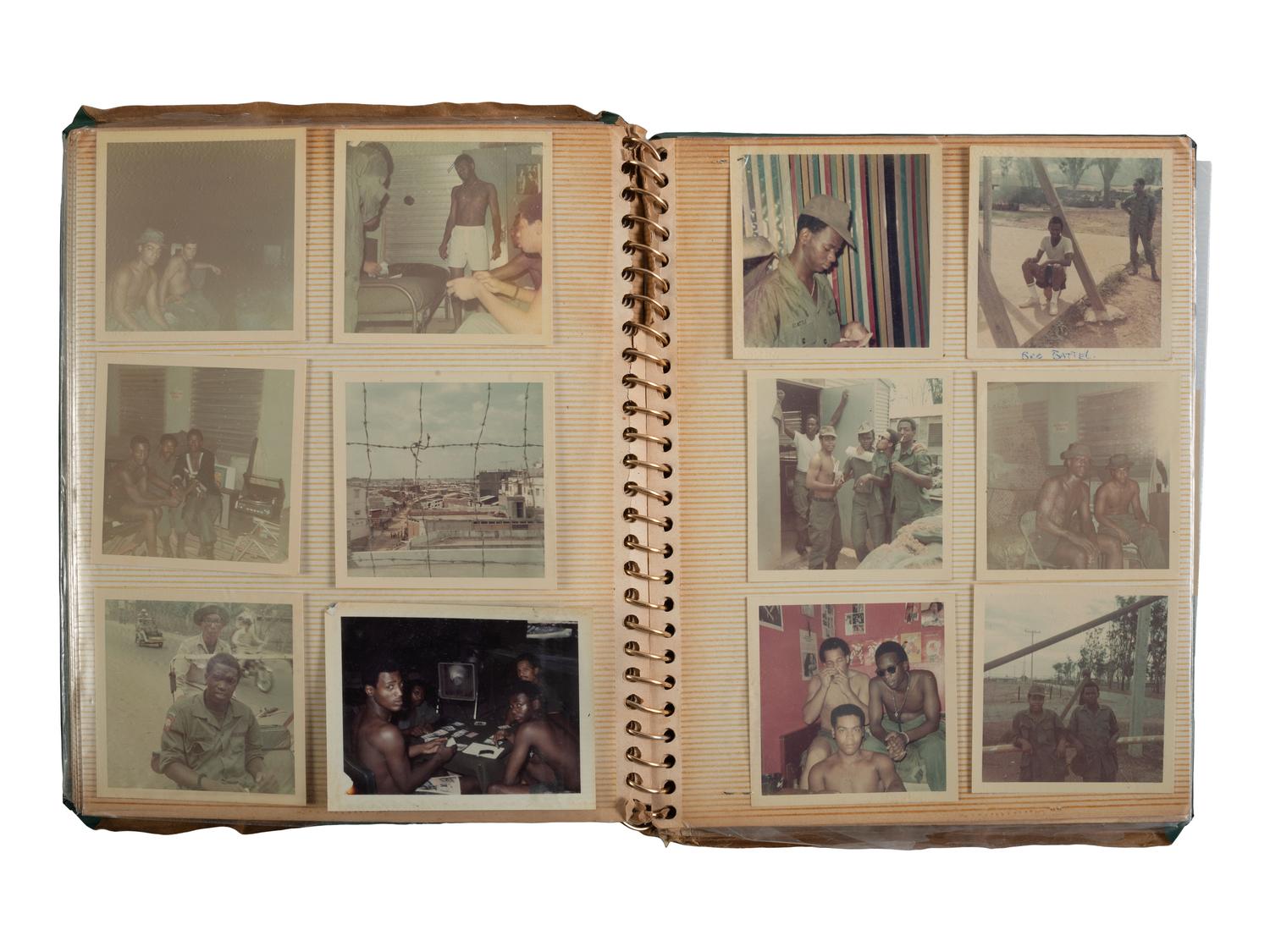 [VIETNAM]. A group of approx. 120 photographs assembled by African American soldier Vernon Clifton Battel, many taken while serving in Vietnam.