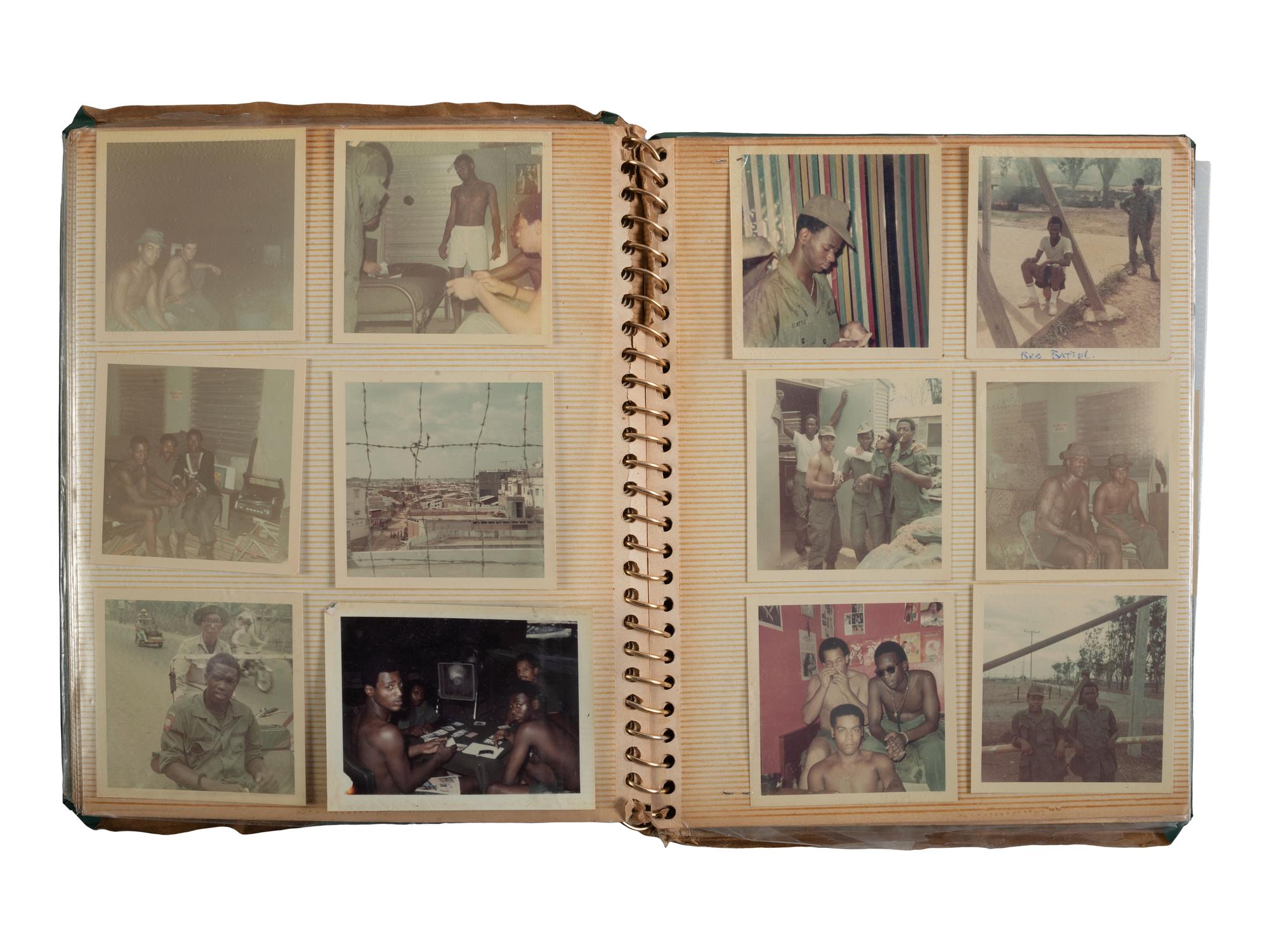 [VIETNAM]. A group of approx. 120 photographs assembled by African American soldier Vernon Clifton Battel, many taken while serving in Vietnam.
