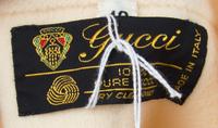 A Gucci Cream Felted Wool Skirt Ensemble, Skirt size 46.