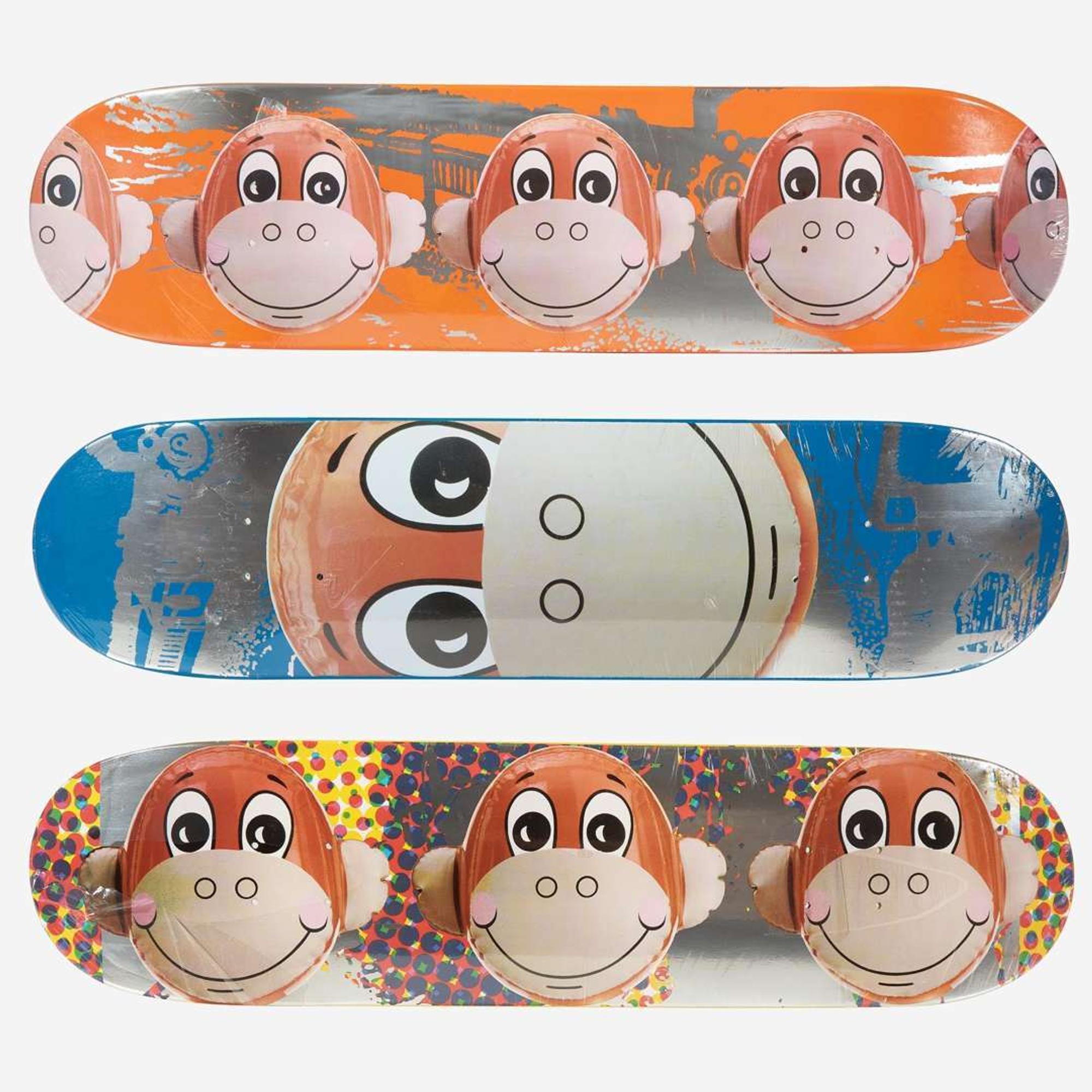 Jeff Koons (American, b. 1955) Monkey Train (set of 3)