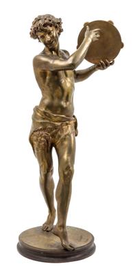 An Italian Gilt Bronze Figure Height 28 inches. — J. SAMSON
