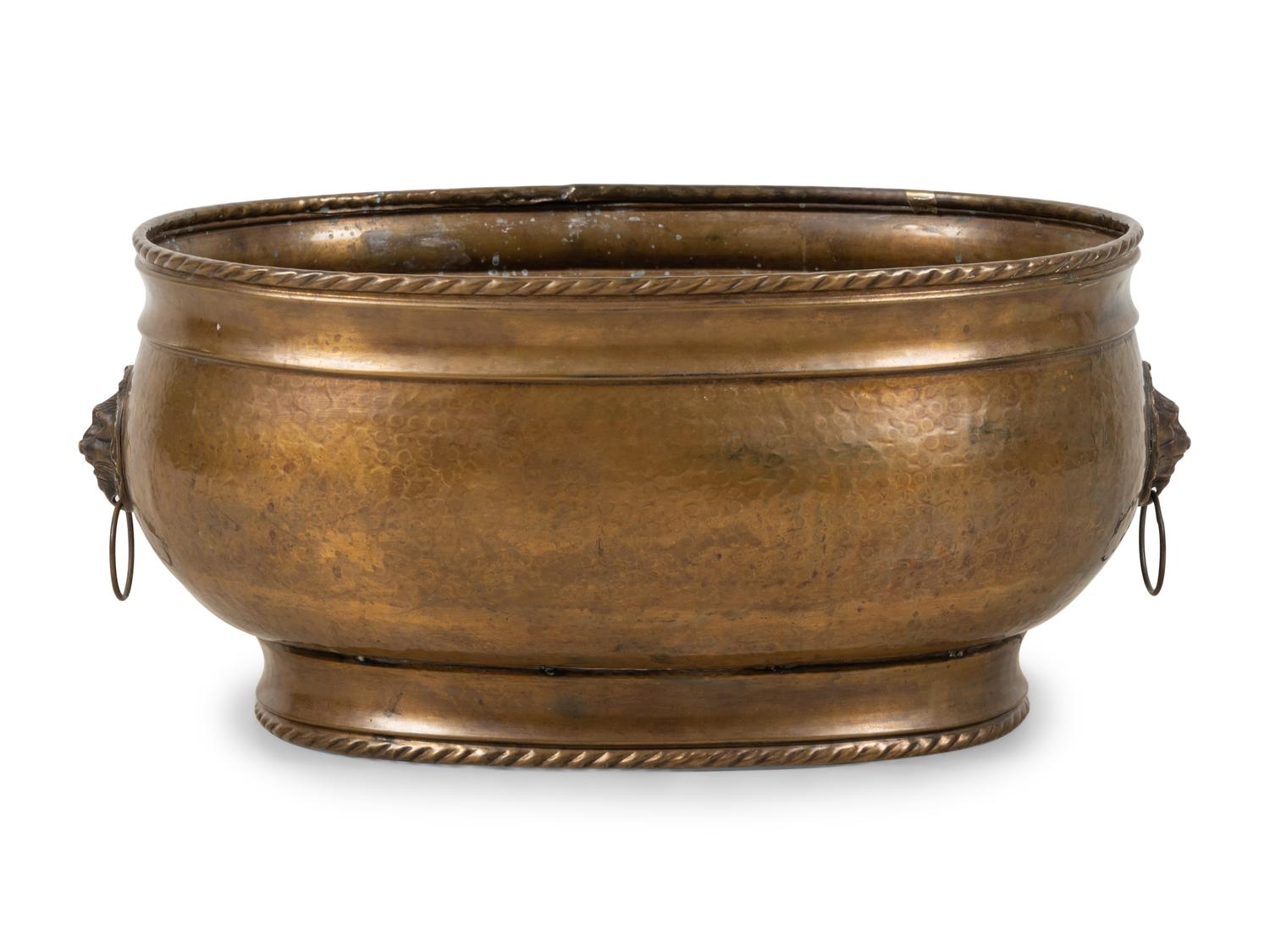 A Large English Brass Cistern