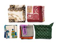 Collection of Five Designer Scarves, 1960-2000s