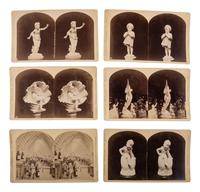 [EARLY PHOTOGRAPHY - STEREOVIEWS]. A collection of 66 assorted stereoviews, many featuring New York.