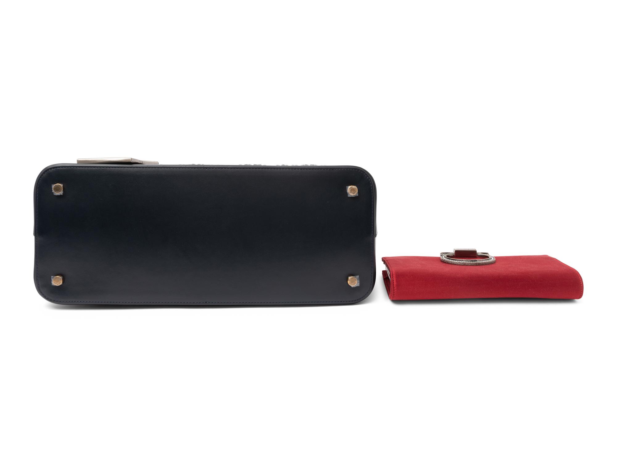 Two Designer Bags: One Armani and One Ferragamo