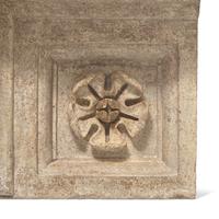 A Carved Sandstone Cornice Fragment and a Carved Marble Capital Fragment from the U.S. Capitol Building