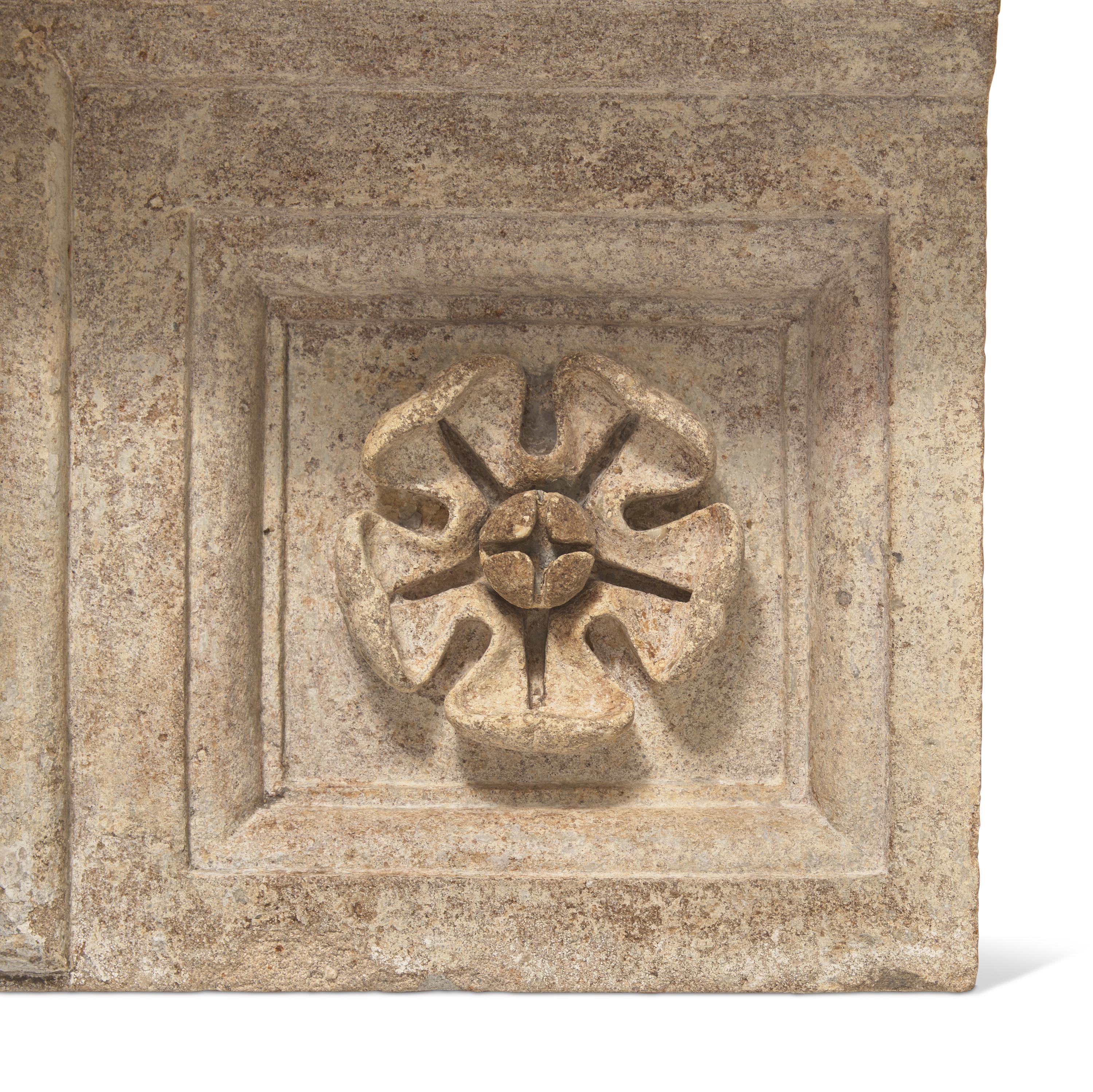A Carved Sandstone Cornice Fragment and a Carved Marble Capital Fragment from the U.S. Capitol Building
