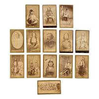 William R. Cross (American, 1839-1907) — Portraits of Sioux, Cheyenne, and Apache Subjects, including Sitting Bull and Spotted Tail