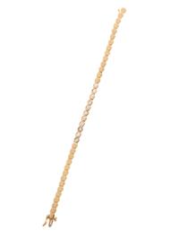 YELLOW GOLD AND DIAMOND BRACELET