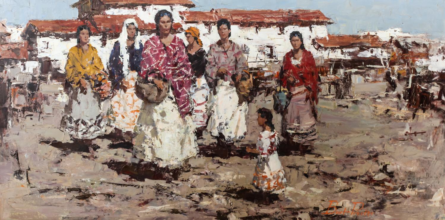 Burt Proctor, (American, 1901-1980), Market Day