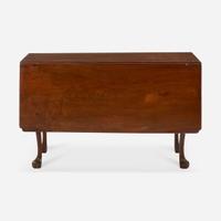 A Queen Anne carved mahogany drop-leaf table Probably Philadelphia, PA, circa 1770