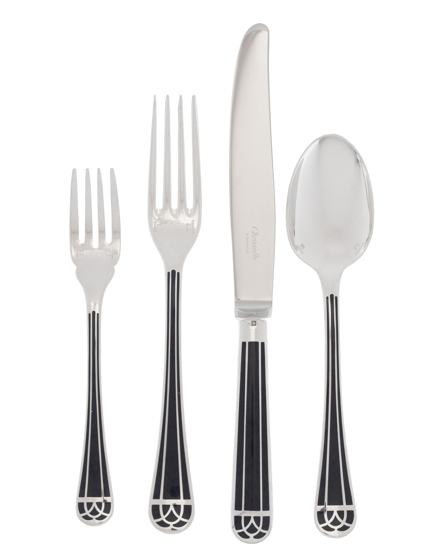 A Collection of Christofle Silver-Plate Flatware and Other Christofle Articles