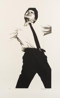 Robert Longo, (American, b. 1953), Jules from Men in the Cities, 1983
