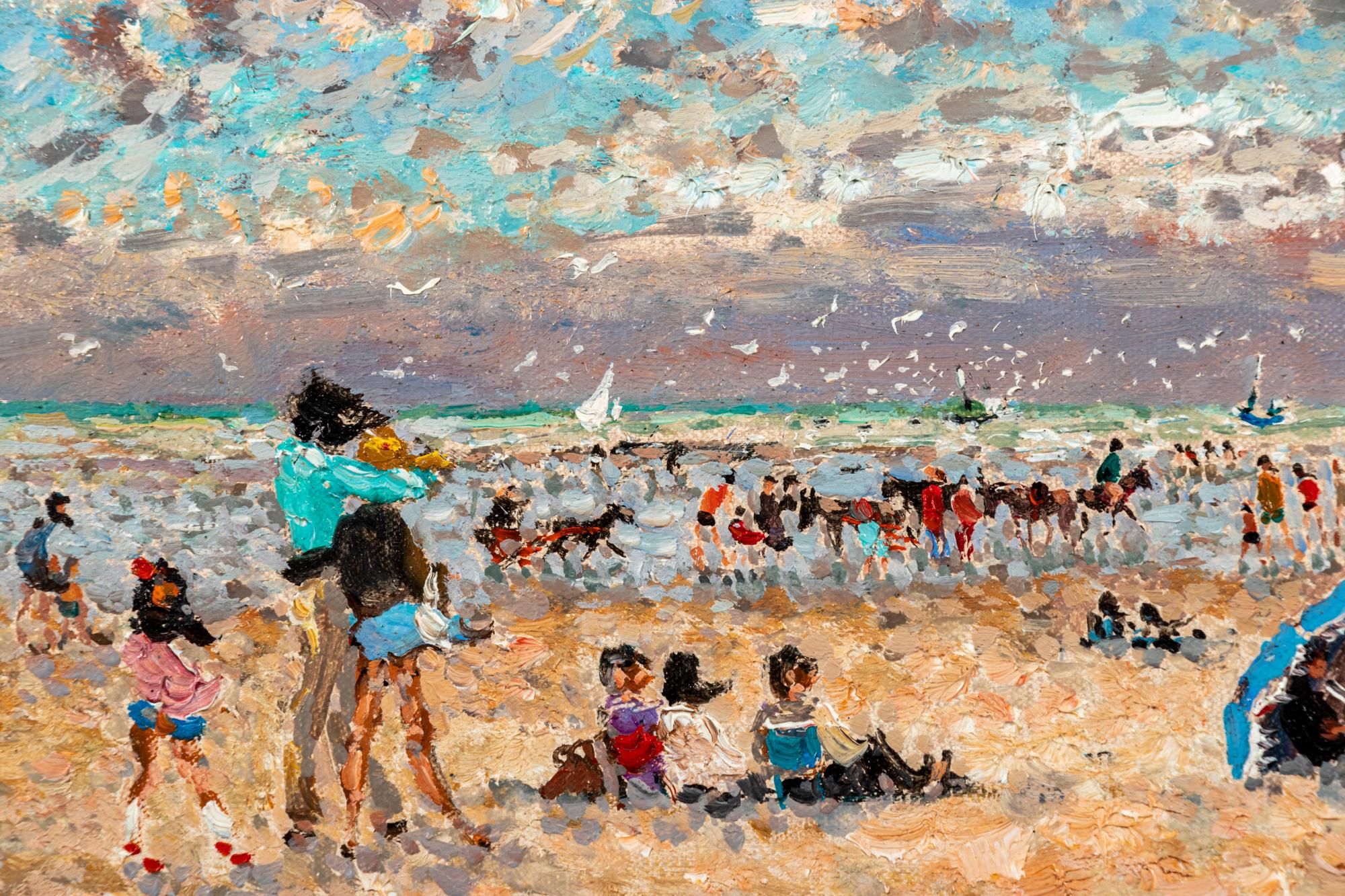 Sur la Plage à Marée Basse, Trouville
