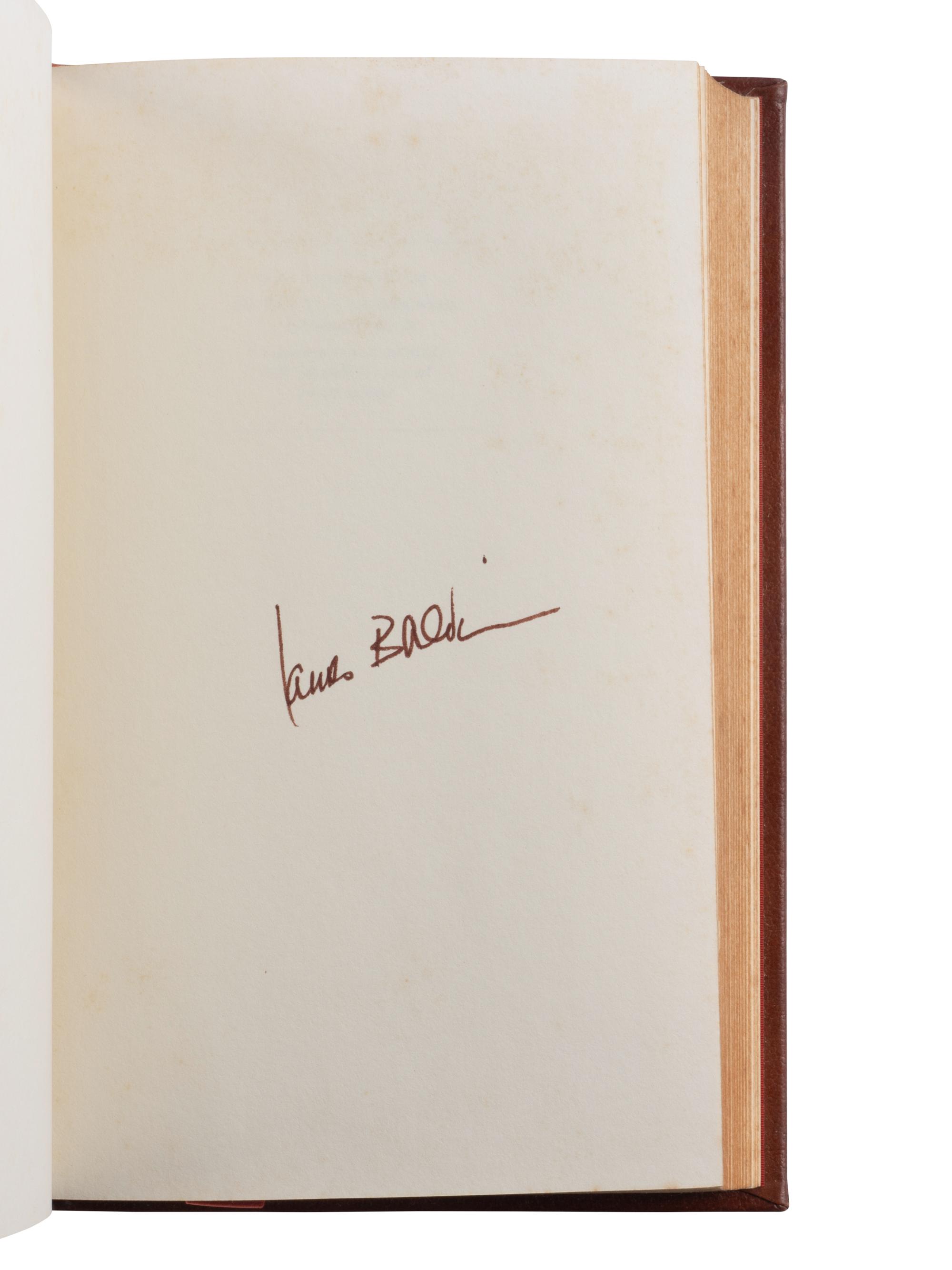 BALDWIN, James (1924-1987). Go Tell It On the Mountai n. Franklin Center, Pennsylvania: The Franklin Library, 1979.