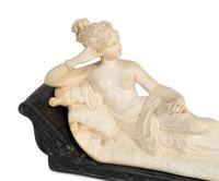 An Alabaster Figure of Venus Victrix After Antonio Canova