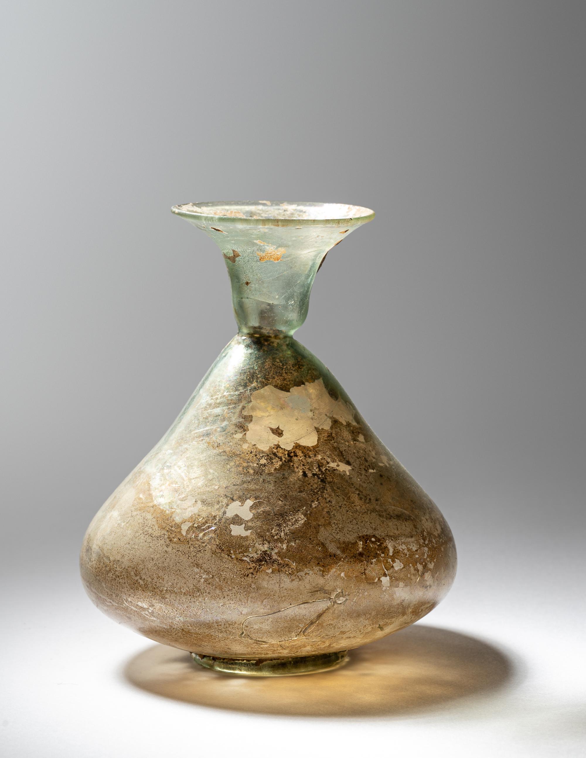 A Roman Green Glass Beaker