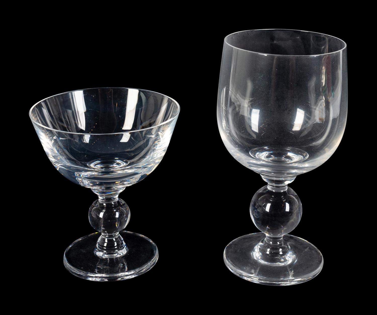 An American Glass Part Stemware Service