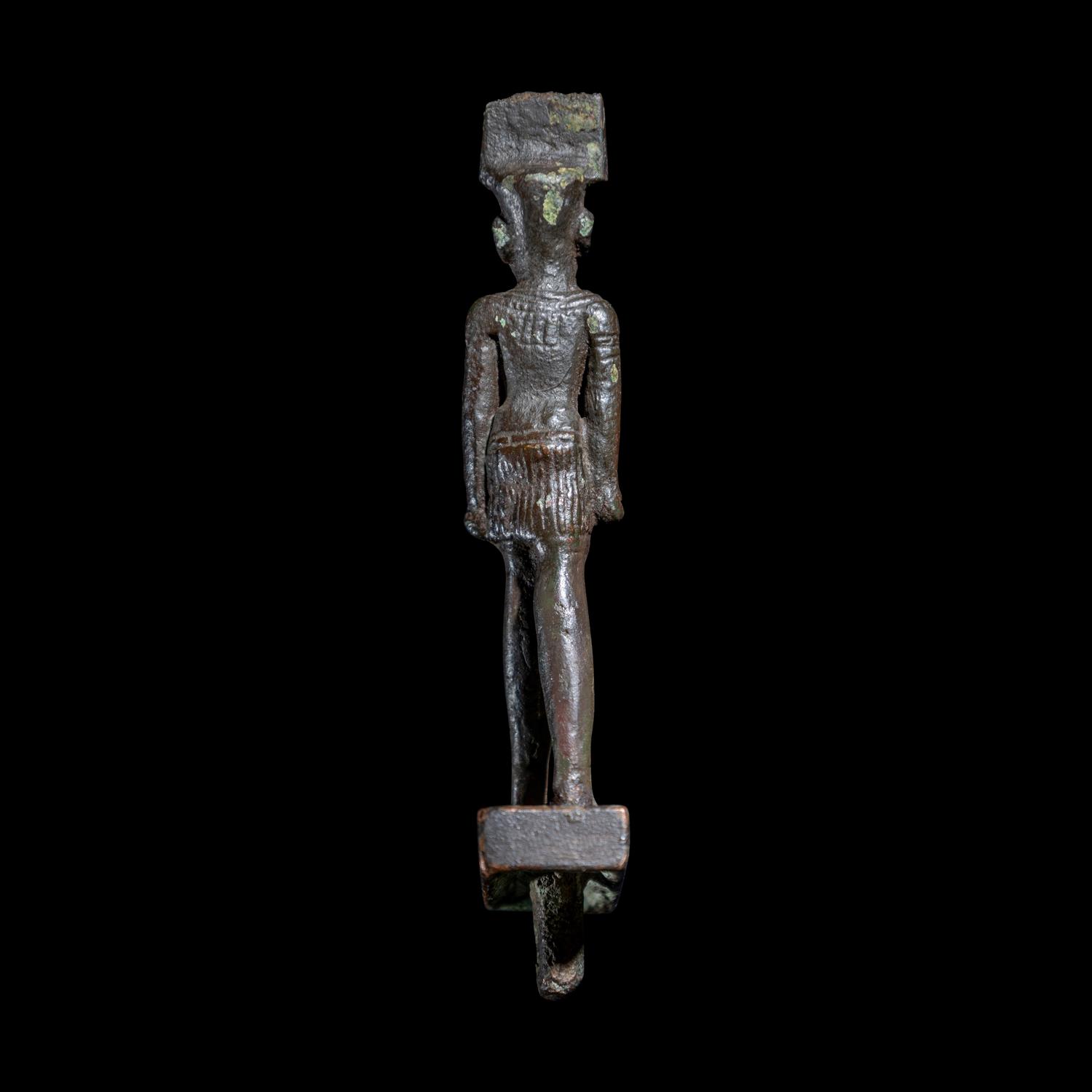 An Egyptian Bronze Amun-Re