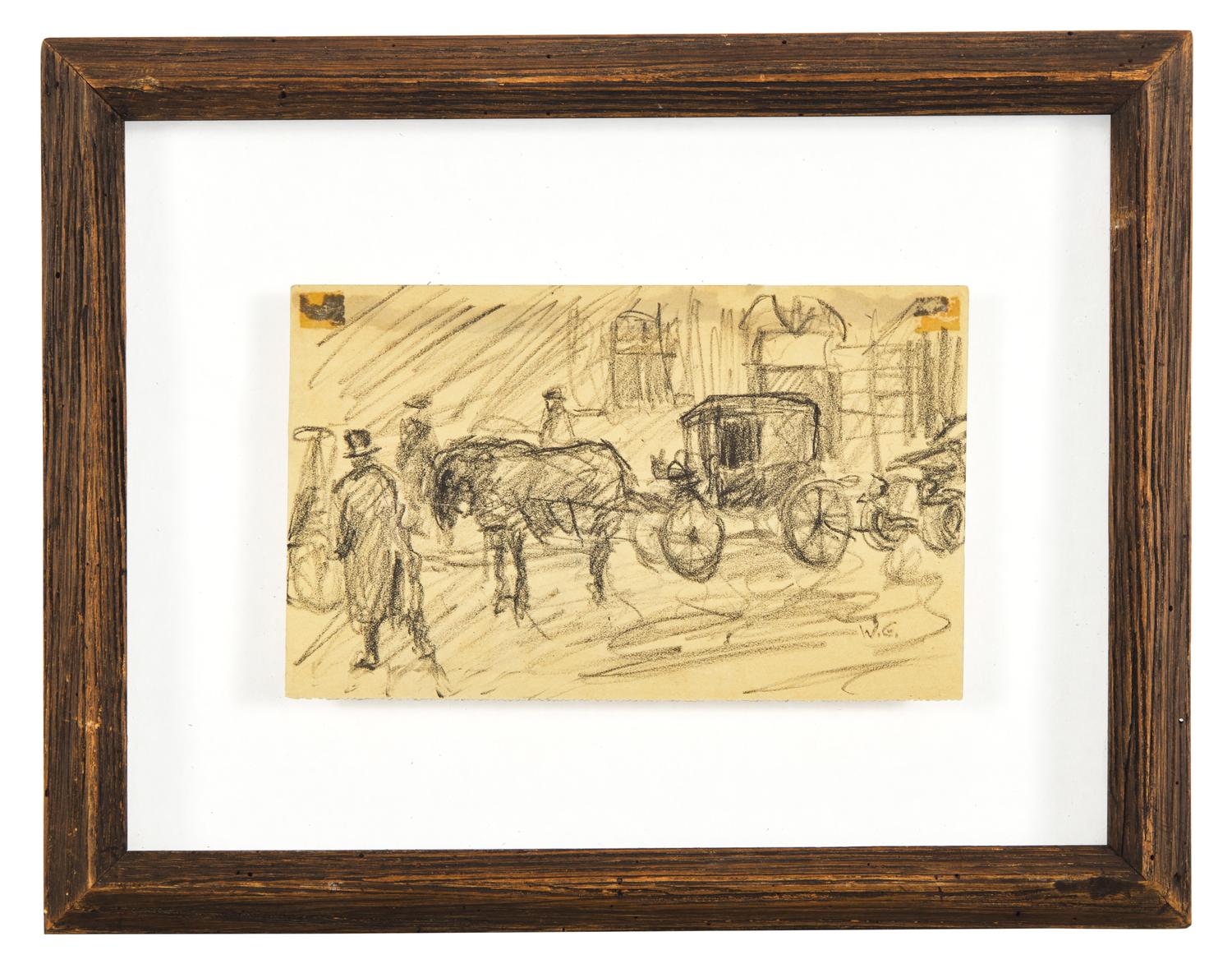 Study for Fryeburg Fair II; together with a companion (2)