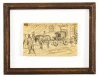 Study for Fryeburg Fair II; together with a companion (2)