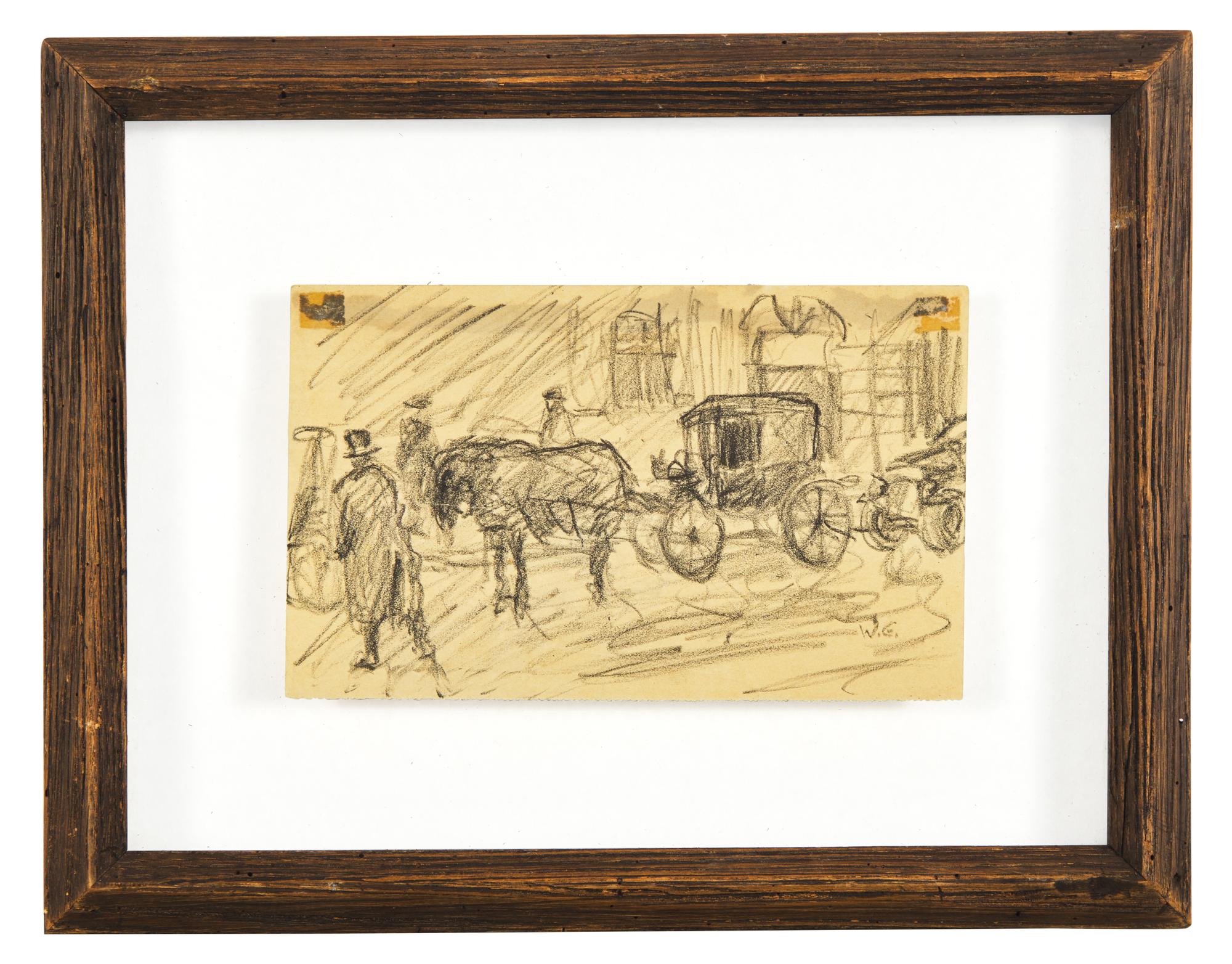 Study for Fryeburg Fair II; together with a companion (2)