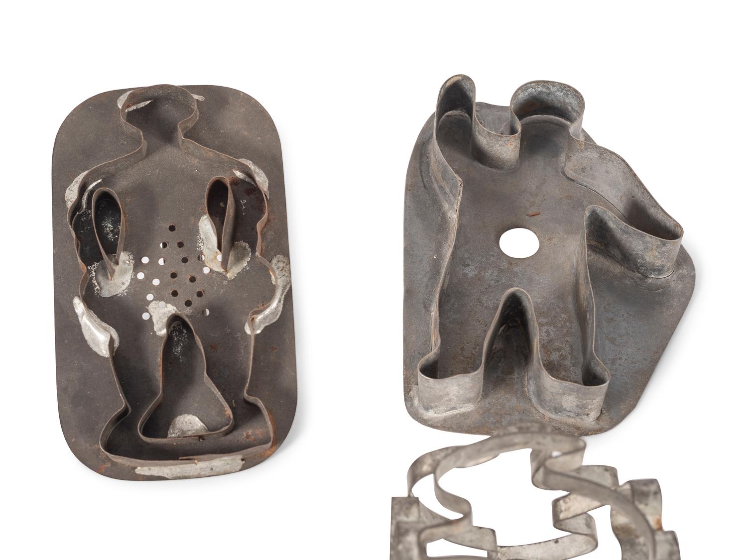 A Group of Figural Tin Cookie Cutters