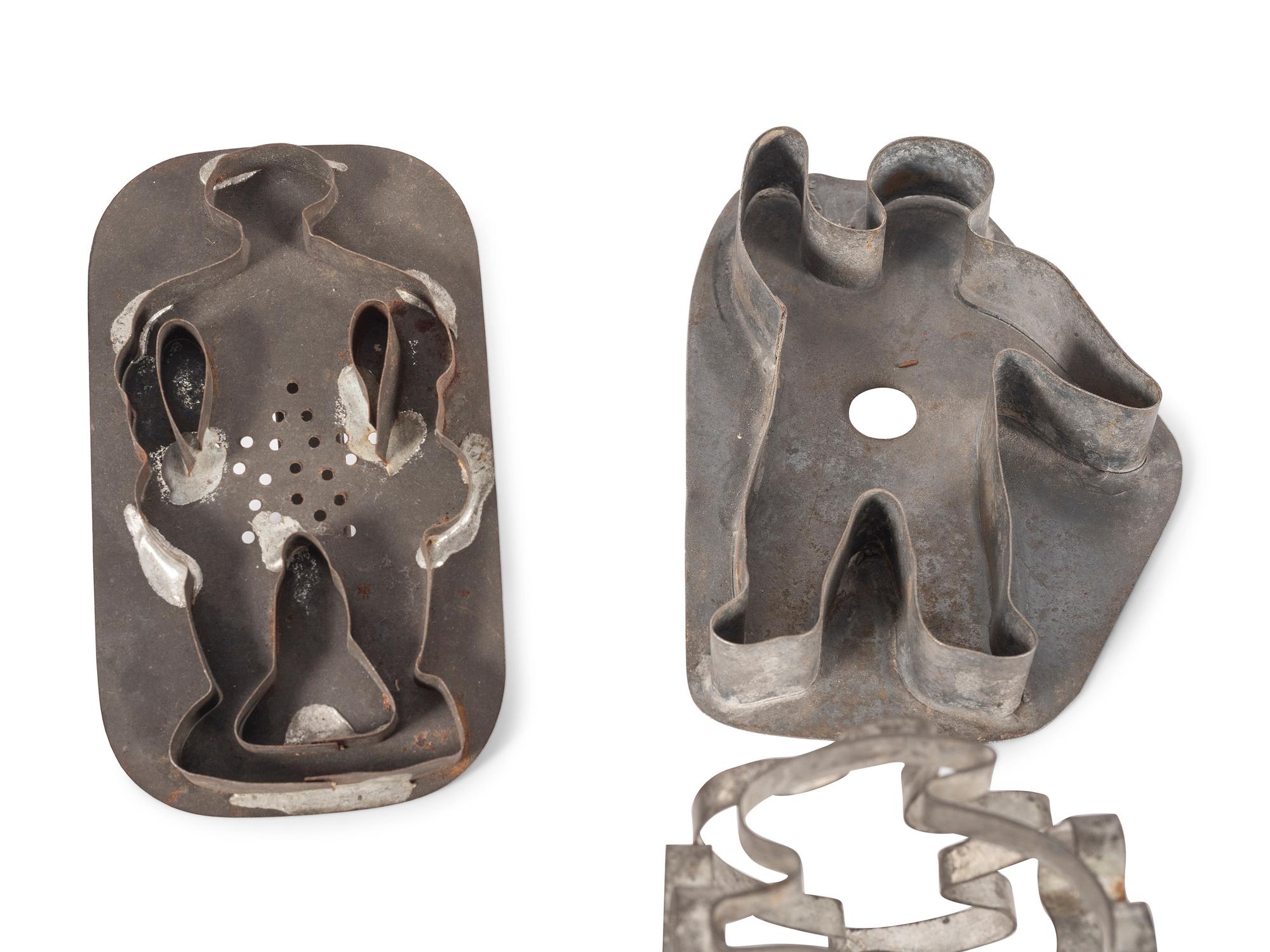 A Group of Figural Tin Cookie Cutters