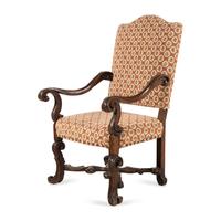 An Italian Baroque Walnut Armchair