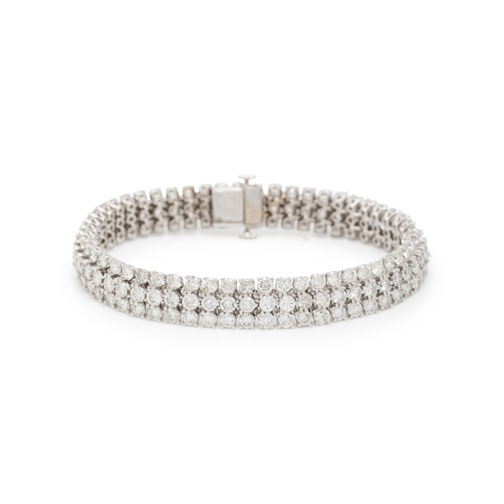 WHITE GOLD AND DIAMOND BRACELET