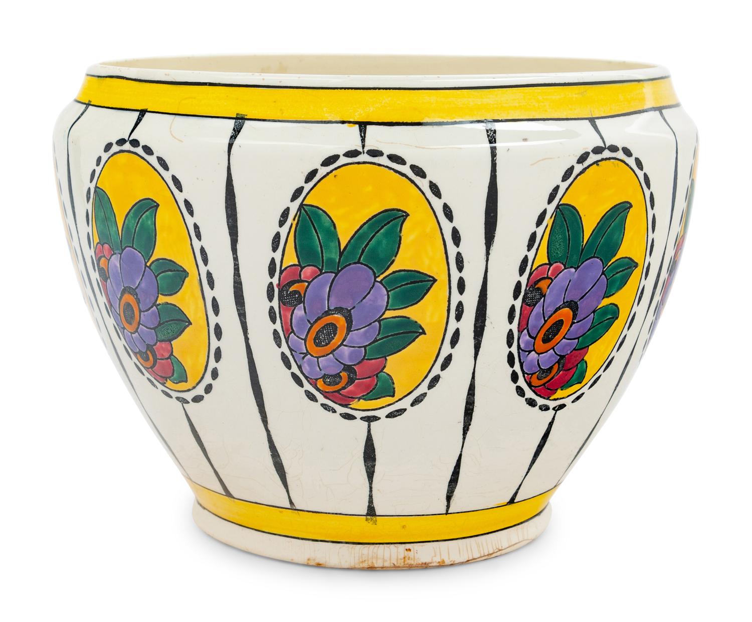 A Boch Frères Glazed Ceramic Vase