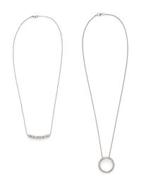 COLLECTION OF WHITE GOLD AND DIAMOND NECKLACES