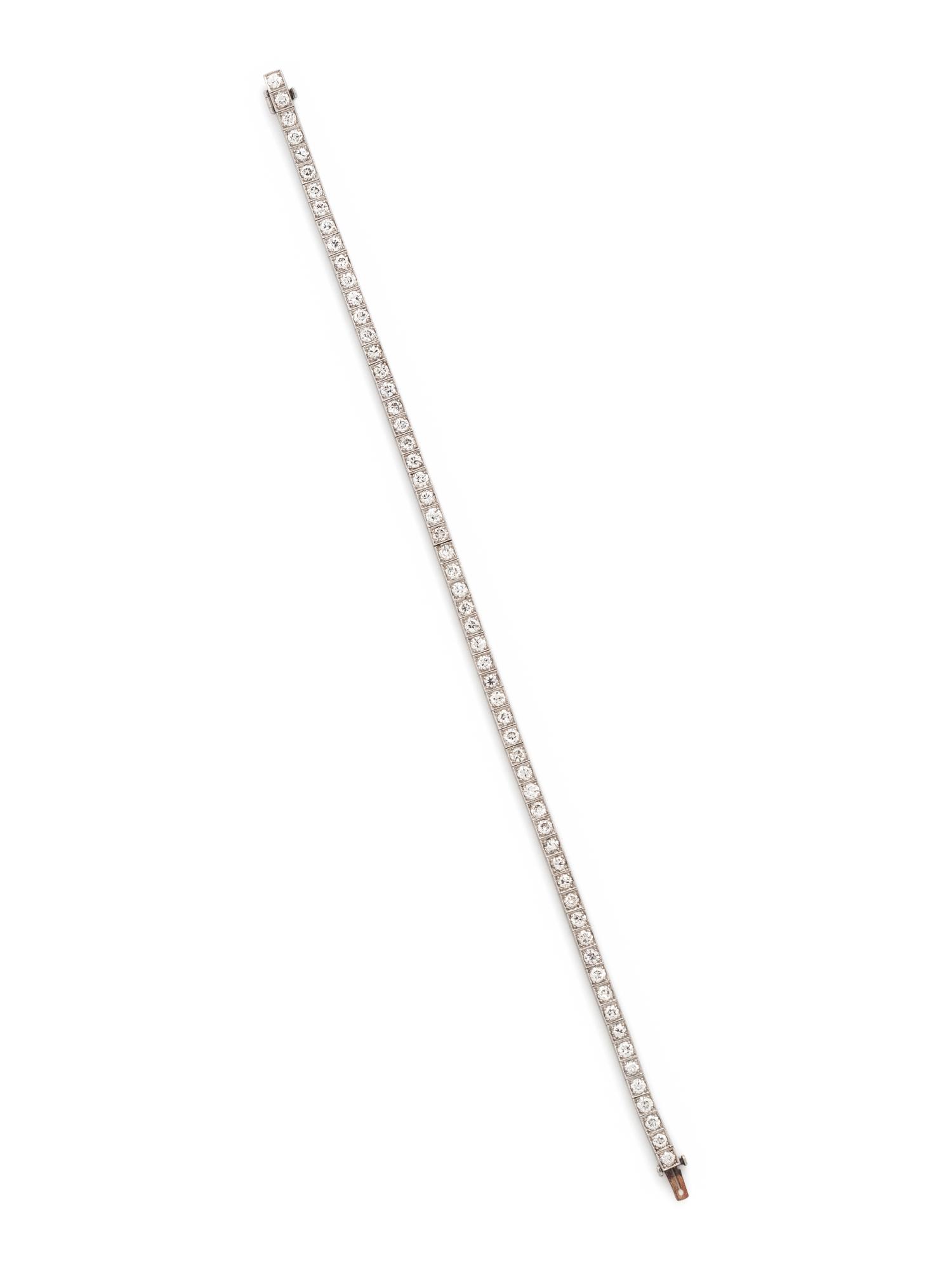 ANTIQUE, DIAMOND BRACELET
