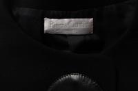 Pierre Cardin Haute Couture Black Jacket with Vinyl Accents