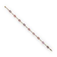 Spinel and Diamond Bracelet