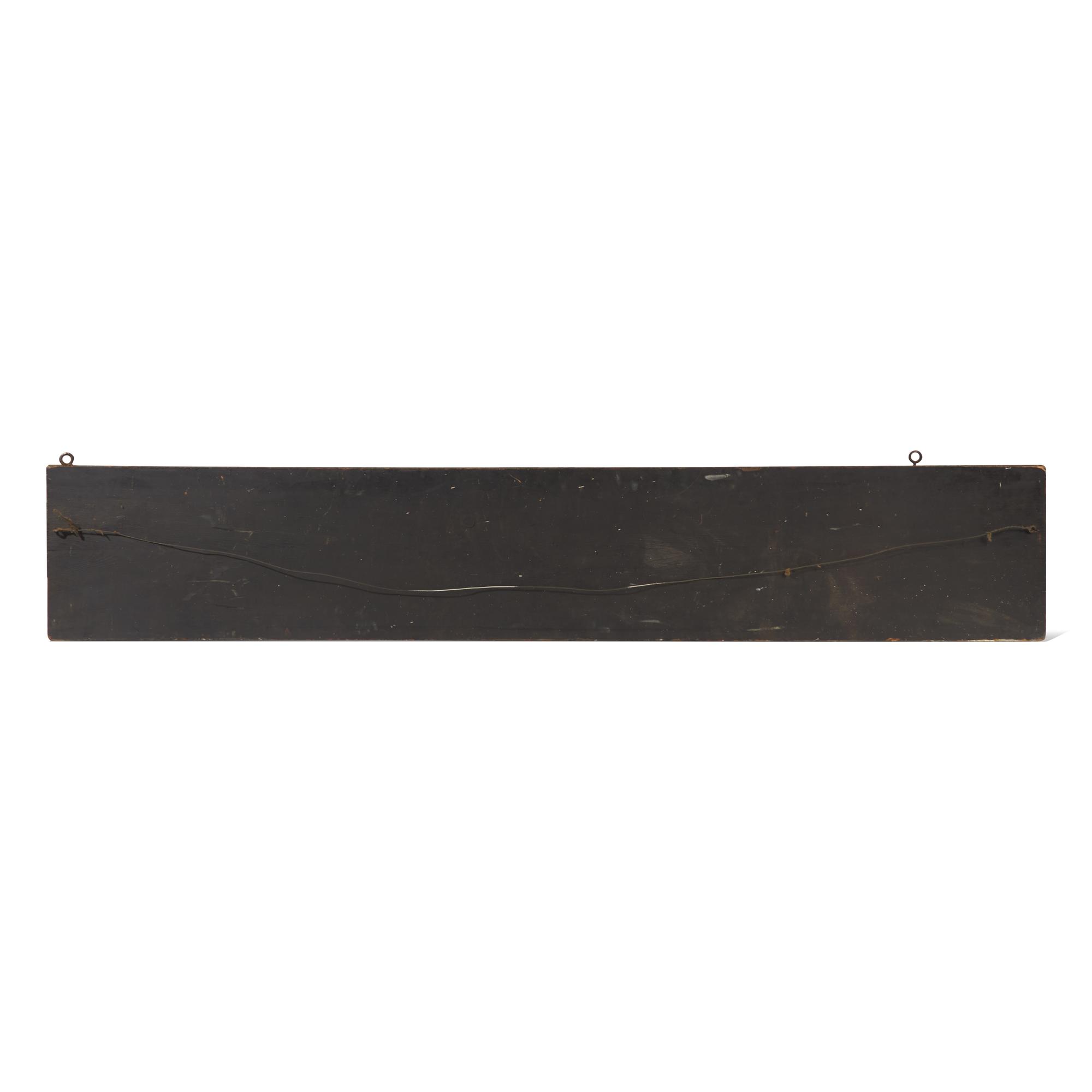A Painted Wood "Locksmith" Trade Sign