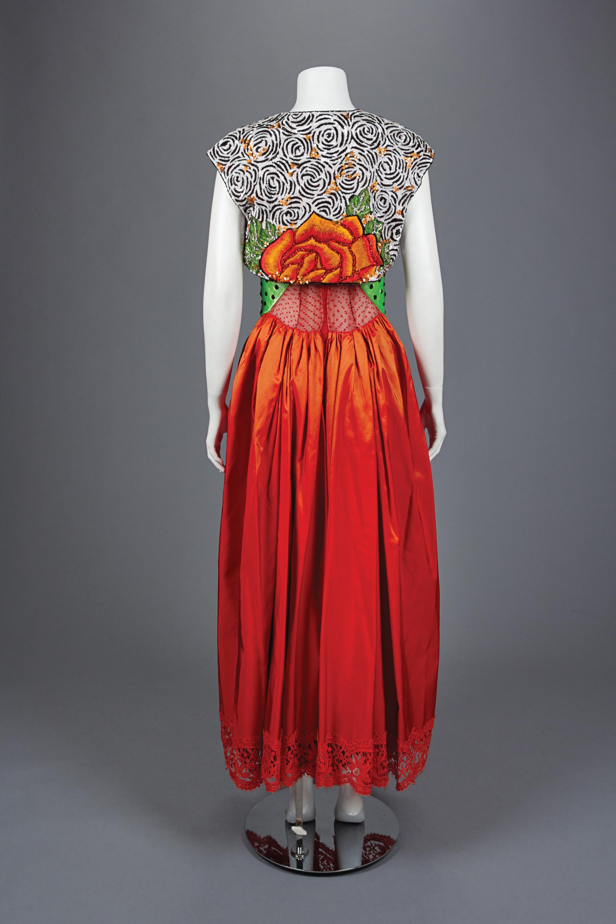 Geoffrey Beene Embroidered Dress with Bolero, c.1988