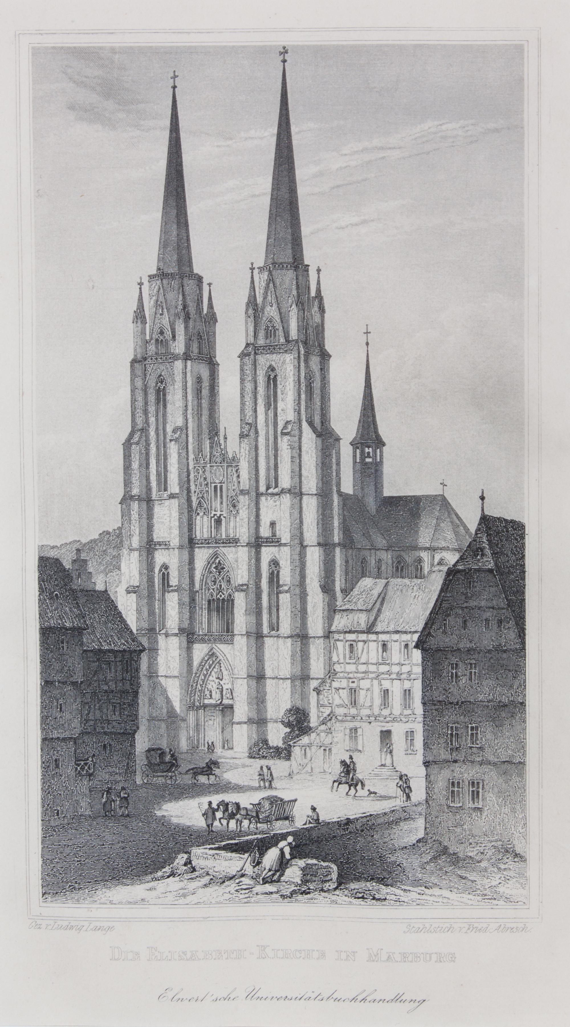 Seven Architectural Etchings Each: 5 1/2 x 7 inches.