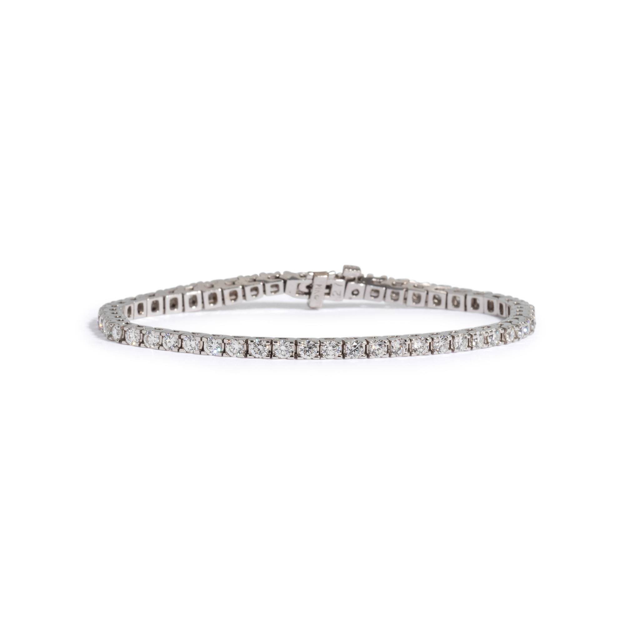 WHITE GOLD AND DIAMOND BRACELET