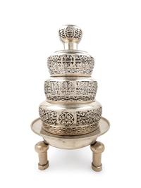 An Indian Brass Brazier