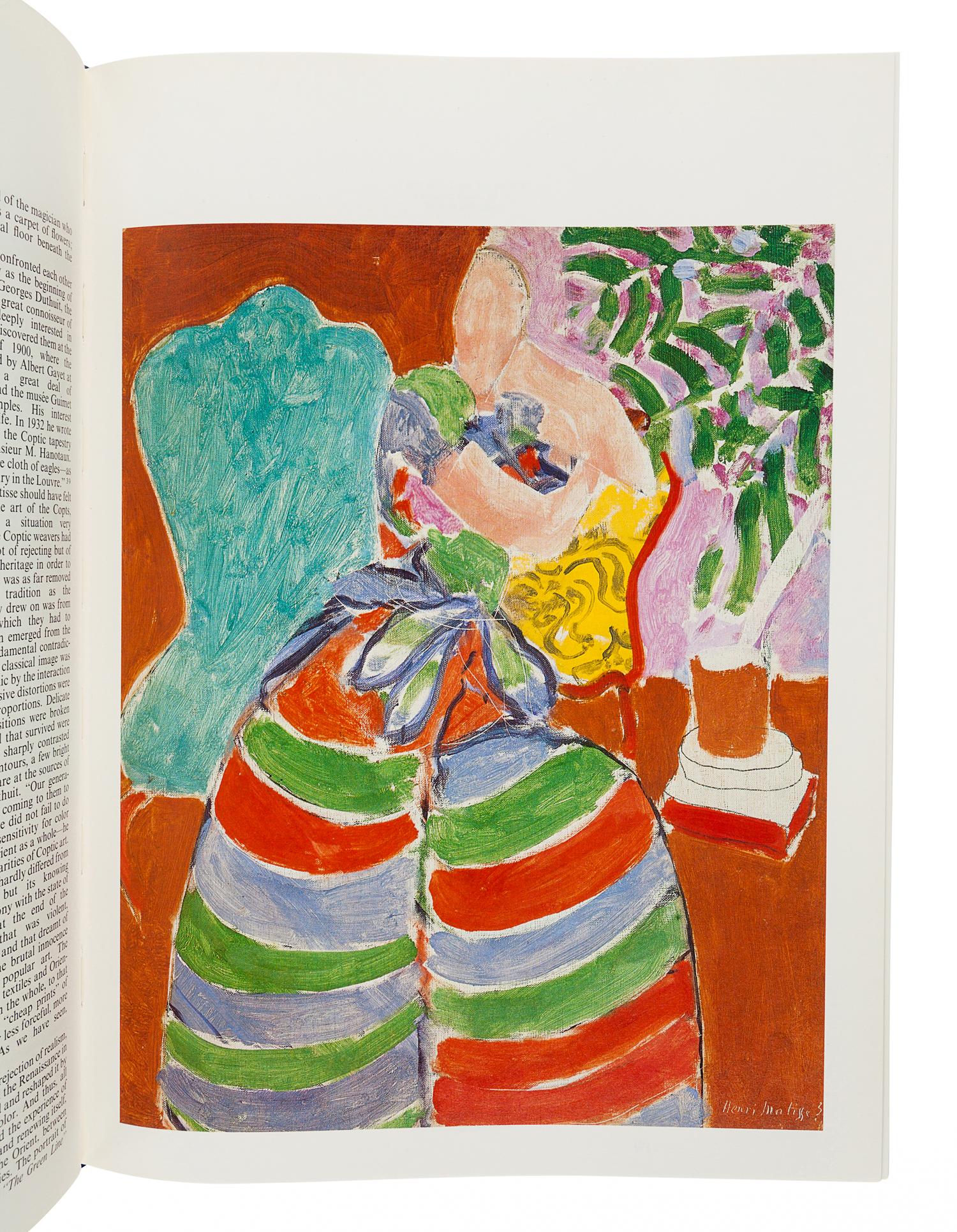[MATISSE, Henri (1869-1954)]. SCHNEIDER, Pierre. Matisse. New York: Rizzoli, 1984.