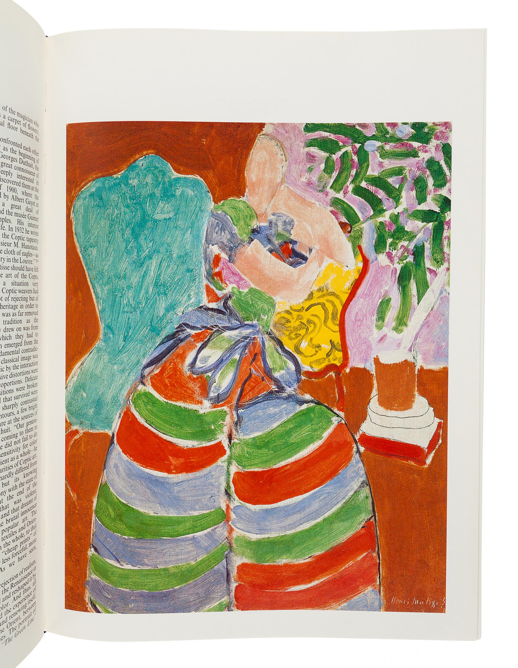 [MATISSE, Henri (1869-1954)]. SCHNEIDER, Pierre. Matisse. New York: Rizzoli, 1984.